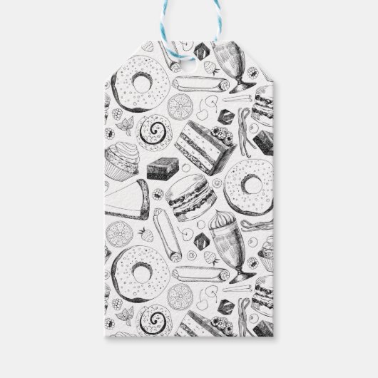 Étiquettes-cadeau Motif délicieux (Devant)