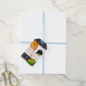 Étiquettes-cadeau Motif doux joyeux Noël (Avec de laficelle)