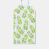 Étiquettes-cadeau Motif feuille Palm (Dos)