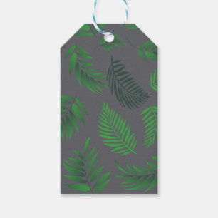 Étiquettes-cadeau Motif Feuille tropical 13