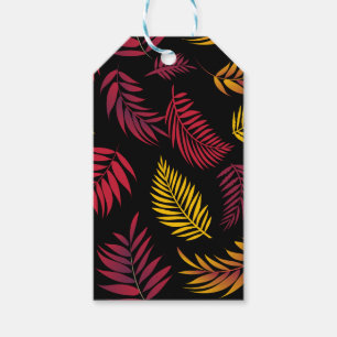 Étiquettes-cadeau Motif Feuille tropical 21