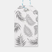 Étiquettes-cadeau Motif Feuille tropical 3 (Dos)