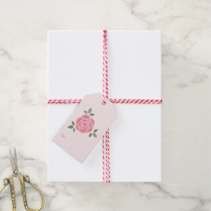 Étiquettes-cadeau Motif floral doux