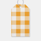 Étiquettes-cadeau Motif Gingham (Devant)