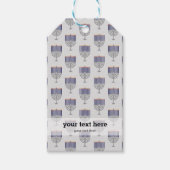 Étiquettes-cadeau Motif Hanoukka moderne (Devant)