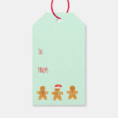 Étiquettes-cadeau Motif homme en pain d'épices (Dos)