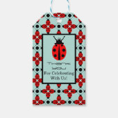 Étiquettes-cadeau Motif Ladybug (Devant)