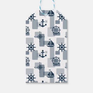 Étiquettes-cadeau Motif nautique