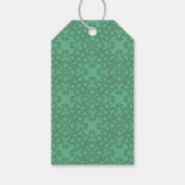 Étiquettes-cadeau Motif vert menthe personnalisé (Devant)