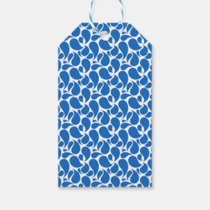 ÉTIQUETTES-CADEAU MOTIFS BLUE & WHITE PAISLEY