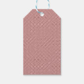 Étiquettes-cadeau Motifs de diamants métalliques (Devant)