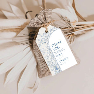 Étiquettes-cadeau Mots clés cadeaux Mariage Floral Chinoiserie