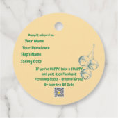 Étiquettes Cadeau Mots clés Christmas Cruising Duck (Dos)