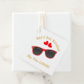 Étiquettes Cadeau Mots clés de faveur de mariage Sun Shades (En situation)