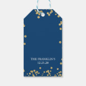 Étiquettes-cadeau Mots-clés de mariage favori, Sip Sip Hooray Marine (Dos)