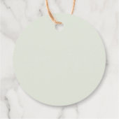 Étiquettes Cadeau Mots clés de préférence du Merci Fleur sauvage aqu (Dos)