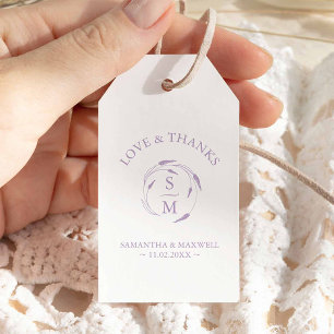 Étiquettes-cadeau Mots clés de préférence sur le thème de la lavande