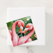 Étiquettes Cadeau Mots clés Favoris flamingo (En situation)