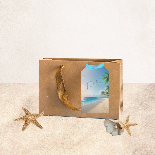 Étiquettes-cadeau Mots clés Favour Mariage plage