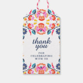 Étiquettes-cadeau Mots clés Fiesta Floral Favor (Devant)