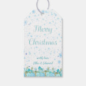 Étiquettes-cadeau Mots clés Fleur Noël Favoriser (Devant)