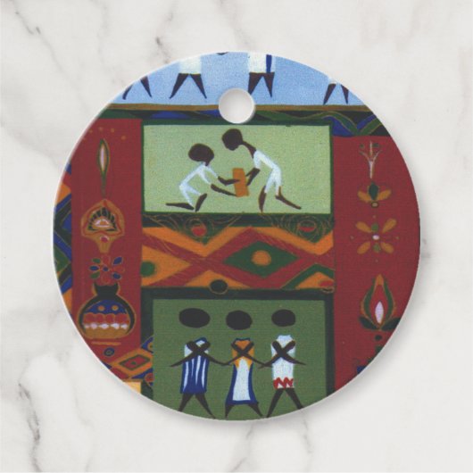 Étiquettes Cadeau Mots clés Holiday Favor (Devant)