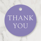 Étiquettes Cadeau Mots clés Mariage  Wisteria Favoriser Merci (Dos)