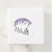 Étiquettes Cadeau Mots clés Mariage  Wisteria Favoriser Merci (En situation)