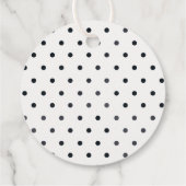 Étiquettes Cadeau Mots clés Merci Penguin Favor (Dos)