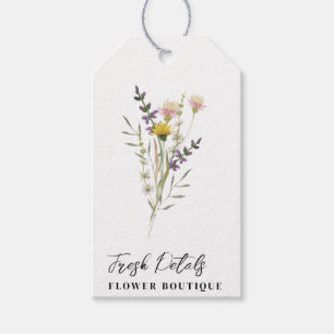 Étiquettes-cadeau Mots clés minimalistes Florist Hang