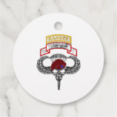 Étiquettes Cadeau Mots clés Ranger Favor (Dos)