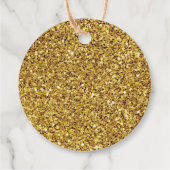 Étiquettes Cadeau Mots-clés Royal Prince Merci Favor (Dos)