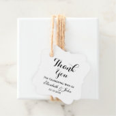 Étiquettes Cadeau Mots-clés Rustique Mariage Merci Favoriser (En situation)