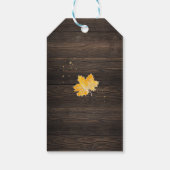 Étiquettes-cadeau Mots clés Rustique Thanksgiving Favor (Dos)