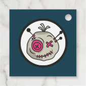 Étiquettes Cadeau Mots-clés Voodoo Token Carré Favoriser (Dos)