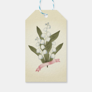 Étiquettes-cadeau Muguet, rétro