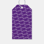 Étiquettes-cadeau Musicien Alien, Anniversaire (Dos)