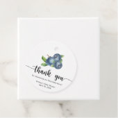 Étiquettes Cadeau Myrtille douce - merci (En situation)