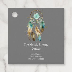 Étiquettes Cadeau Mystic Dreamcatcher Spirituel Métaphysique Yoga