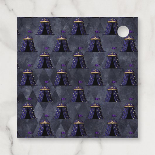 Étiquettes Cadeau Mystic Fortune Teller (Dos)