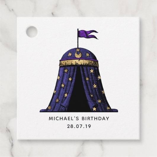 Étiquettes Cadeau Mystic Fortune Teller (Devant)