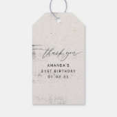 Étiquettes-cadeau Mystique cosmique (Dos)