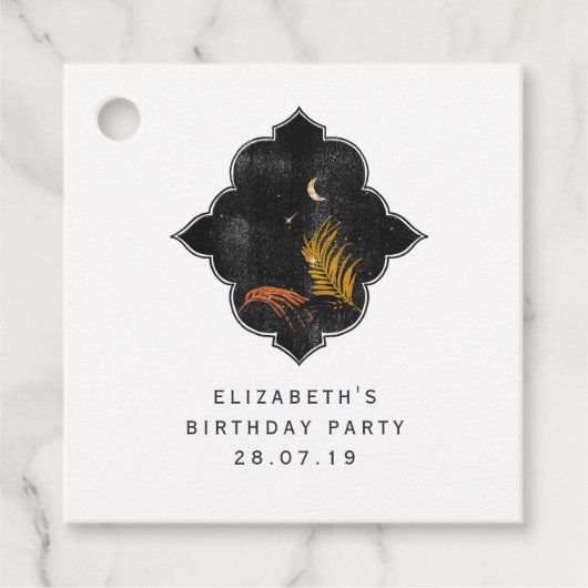 Étiquettes Cadeau Mystique cosmique (Devant)