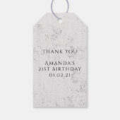 Étiquettes-cadeau Mystique cosmique (Dos)