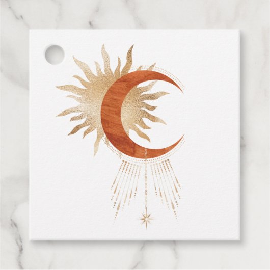 Étiquettes Cadeau Mystique cosmique (Devant)