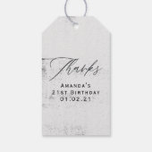 Étiquettes-cadeau Mystique cosmique (Dos)