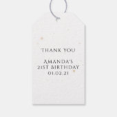 Étiquettes-cadeau Mystique cosmique (Dos)