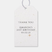 Étiquettes-cadeau Mystique cosmique (Dos)