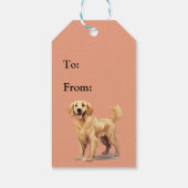 Étiquettes-cadeau N'arrêtez pas de récupérer - amoureux des chiens-  (Dos)