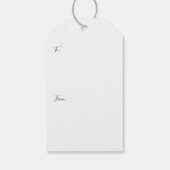 Étiquettes-cadeau Nativité de Noël Bébé Jésus (Dos)